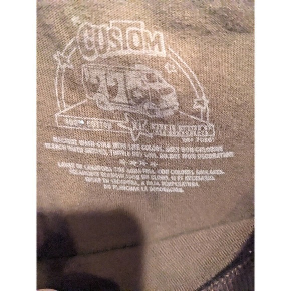 I‎ Don't Give A Rats A$$ T-Shirt Short Sleeve Graphic Novelty Tee Brown XL - Picture 2 of 4